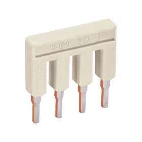 万可(WAGO) 梳羁缃悠?宽度39.9mm(1.571"),高度19mm(0.748"),绝缘,8插脚,额定电流25A，浅灰；2002-408