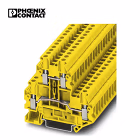 菲尼克斯 双层螺钉连接端子；UTTB 4 YE