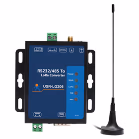 有人(LonHand) lora dtu数传终端电台4500米无线模块私有协议RS232/485通讯 LG206-L-C