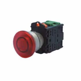 天得/tend &phi;22大头照光按钮,橙色；TN2IM2O-I1A