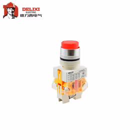 德力西电气 按钮开关；LAY7-11D Ф30 220V 氖灯 红