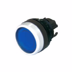 上海天逸电器 带灯凹头按钮头,蓝色；LA42PDT/S