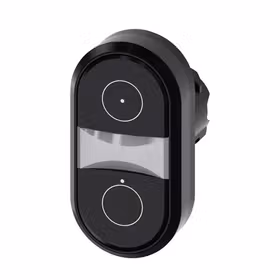 西门子 双按钮,22mm,塑料,黑色:符号5264IEC60417,黑色:按钮,平,水平安装；3SU10003AB110AQ0