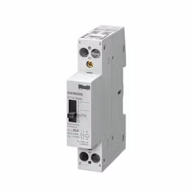 西门子 INSTA接触器0/1自动带2个常开触点,20A,控制电压230VAC；5TT5 20A 2NO 230AC with manual switch