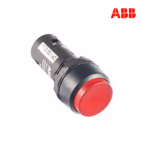 ABB CP3凸头复位型按钮（带灯型）,红色；CP3-13R-01