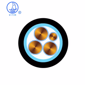 起帆(QIFAN)电线电缆 ZB-YJVR3*10+1*6平方国标四芯阻燃铜芯软电缆1米