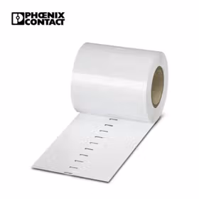 菲尼克斯 用于端子的标记条,盘卷,白色,未标记,打孔,适用的模块宽度:5.2mm,标识区域大小:6.4x5.15mm；TMT 5 R
