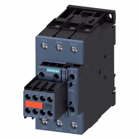 西门子 功率接触器,80A,37kW,2NO+2NC,230VAC50/60Hz,带插入式可变电阻,3极,尺寸S2,螺栓型端子连接辅助开关不可分；3RT20381CL243MA0