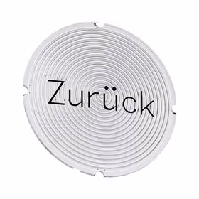 西门子 铭板适用于发光按钮,圆形,乳白色,带黑色文字,带标记：返回；3SU19000AB710AG0