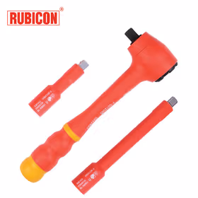 罗宾汉(RUBICON) 绝缘棘轮扳手3/8"X200mm；RHH-202V