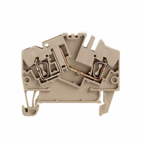 魏德米勒 电流测试端子,弹片联接,2.5mm,400V,10A,可翻转,深褐；ZTR 2.5-2/O.TNHE