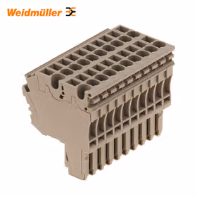 魏德米勒 Z系列,接线端子,接插件,深褐,直接安装；ZP 2.5/2AN/QV/10