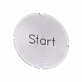 西门子 铭板适用于发光按钮,圆形,乳白色,带黑色文字,带标记：启动；3SU19000AB710DT0