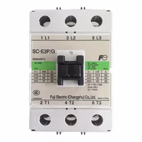 富士电机 直流控制交流接触器；SC-E3P/GE-C