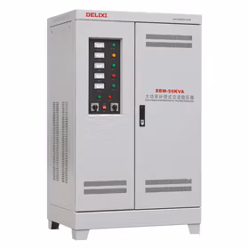 德力西电气 三相大功率补偿式电力稳压器；SBW-500KVA 三相铜 分调