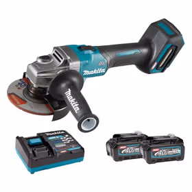 牧田(makita) DC 充电式角向磨光机2.5Ah 100mm(4");GA003GD201(两电一充2*2.5AH )
