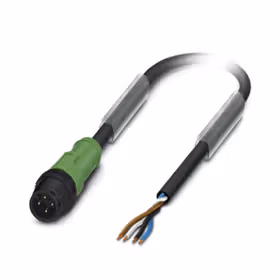 菲尼克斯 传感器/执行器电缆；SAC-4P-M12MS/ 1,5-PUR P