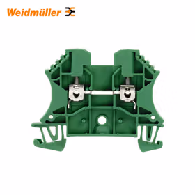 魏德米勒 直通型接线端子,螺钉联接,2.5mm,800V,24A,绿色；WDU 2.5 GN