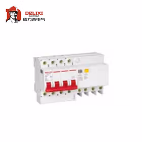 德力西电气 小型漏电保护断路器；DZ47sLE 4P D 63A 50mA