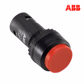 ABB CP3凸头复位型按钮（不带灯型）,红色；CP3-10R-01