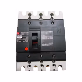常熟开关 塑壳断路器 分断能力35kA 4P 40A；CM3-63L/4300B 40A 板前接线