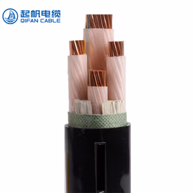 起帆电线电缆 YJVR4*25+1*16平方0.6/1kV国标4+1芯铜芯电力电缆绝缘护套软电缆线 1米