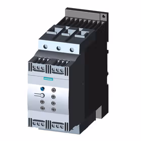 西门子 软起动器S3 80A,55kW/500V,400-600VAC,110-230VAC/DC螺钉端子；3RW40461BB15