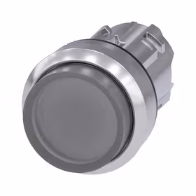 西门子 发光按钮,22mm,圆形,金属,高光,透明,按钮,高,键控式；3SU10510BB700AA0