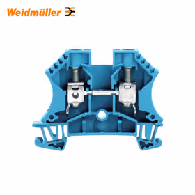 魏德米勒 直通型接线端子,螺钉联接,10mm,1000V,57A,蓝色；WDU 10 BL