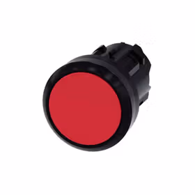 西门子 按钮,22mm,塑料,红色,按钮,平,锁定,按压解锁；3SU10000AA200AA0