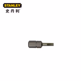 史丹利 6.3MM系列一字旋具头SL5.0X25mm(X10),10个/盒；63-003T