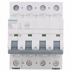 西门子 ET-5SY国产 直流型 微型断路器 32A 4P B 10kA；5SY5 DC 4P B32A