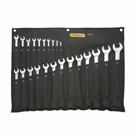 史丹利 23件公制精抛光梅花开口两用扳手组套；93-616