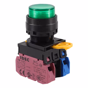 和泉 按钮开关,绿色；YW1L-M2E10Q7G