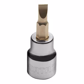 世达 10mm(3/8")系列48mm一字旋具套筒6.5mm；22502