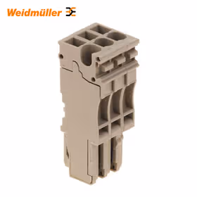 魏德米勒 Z系列,接线端子,接插件,深褐,直接安装；ZP 2.5/1AN/3