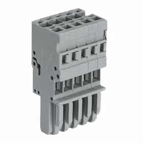 万可(WAGO) 1线孔型插头,4mm,额定电流32A,弹簧连接,3极；769-103