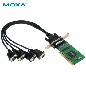 Moxa 4串口RS-232Universal PCI串口卡；CP-104UL-DB9M