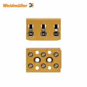 魏德米勒 多回路端子条,单/多回路端子条,额定横截面:4mm,螺钉联接,直接安装；BK 3/E