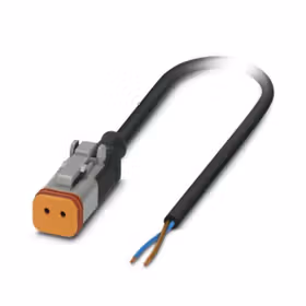 菲尼克斯 传感器/执行器电缆；SAC-2P- 3,0-PUR/DTFS-1L