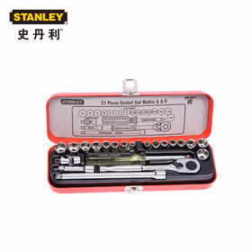 史丹利 21件套6.3MM公英制组套；89-507