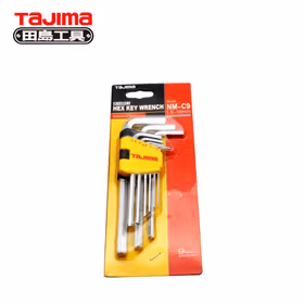 田岛 平头加长9件套装内六角扳手1.5-10mm；NM-C9