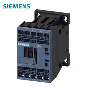 西门子 功率接触器,12A,5.5kW,1NC,24VDC,带二极管集成,3极,尺寸S00,笼卡式连接；3RT20172VB42