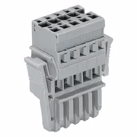 万可(WAGO) 1线孔型插头,锁定卡,4mm,额定电流32A,弹簧连接,8极；769-108/021-000