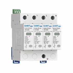 正泰 电涌保护器 NU6-IIG 40kA/320V 3P+N；710270300000216