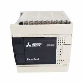 三菱电机 FX3G系列基本单元,内置14入/10出（晶体管漏型）,AC电源；FX3G-24MT/ES