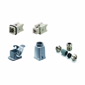 魏德米勒 HDC套件-重载接插件,装置,HA,产品外形尺寸:1,电极:3,螺钉联接,400V,16A,公制的；HDC-KIT-HA 03.300 M