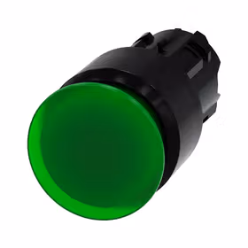 西门子 发光蘑菇头推拉开关,22mm,圆形,塑料,绿色,30mm,锁定,拉动释放机构；3SU10011AA400AA0