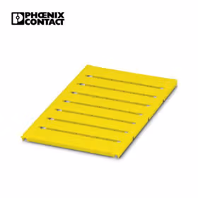 菲尼克斯 用于端子的标记条,可订购:标签纸,黄色,适用的模块宽度:8.2mm,标识区域大小:7.6x10.5mm；UC-TM 8 YE CUS