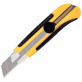 得力 塑柄美工刀旋钮   25mm；DL0035